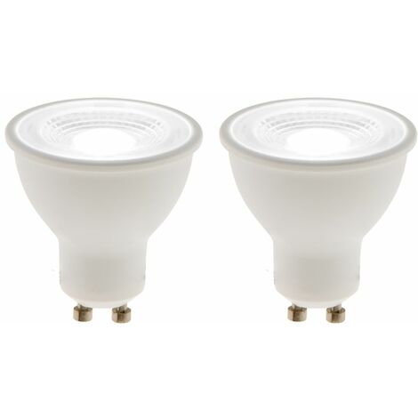 Lot de 2 spots LED 6W GU10 425lm 4000K