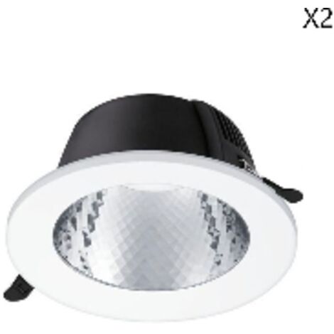 Lot de 2 Spots LED Encastrable Ø150mm PHILIPS Ledinaire 24W 1200lm 60D - DN070B