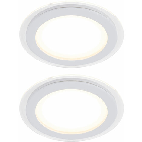 Lot de 2 spots LED encastrables design 7,5 W Spot mural Plafonnier blanc Paulmann 927.05