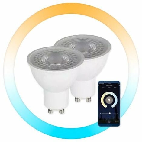 Ampoule GU10 connectée WiFi RGB compatible Google Home et Alexa - Nivian :  : Luminaires et Éclairage