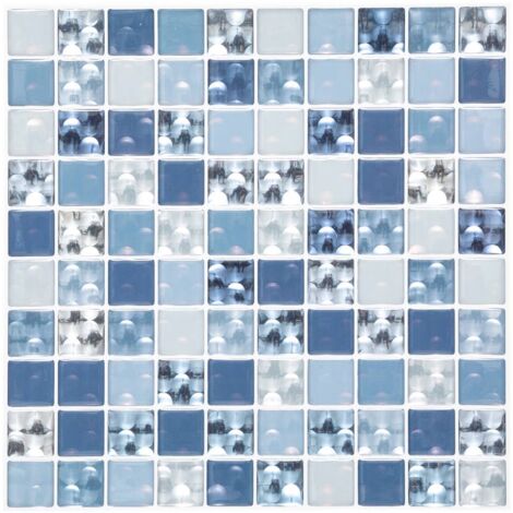 Lot de 2 stickers, carrelage, 26x26 cm Caro - Atmosphera créateur d'intérieur
