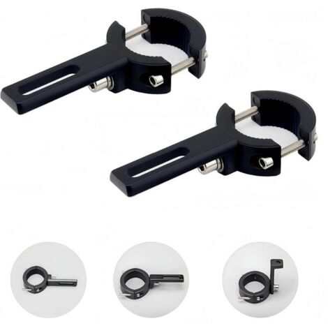 Lot de 2 Support De Montage De Phare De Moto pour phare de moto ,Supports universel de phares avants , 20 mm à 38 mm