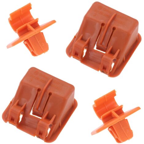 Lot de 2 supports de capot, clip de fixation, pour S-koda Fabia Octavia MK2 2004-2013 1U0823570A, cadre de serrage, clip de boucle