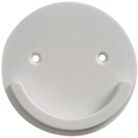 Lot de 2 supports de fixation pour tringle de rideau de douche – 10,2 cm diamètre – Acrylique 3M – Supporte jusqu'à 9 kg