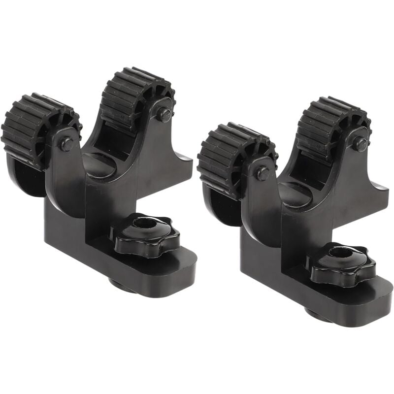 Coocheer - Lot de 2 supports de pagaie de kayak, accessoires de montage noir, support de rame, pagaie à maintien rapide