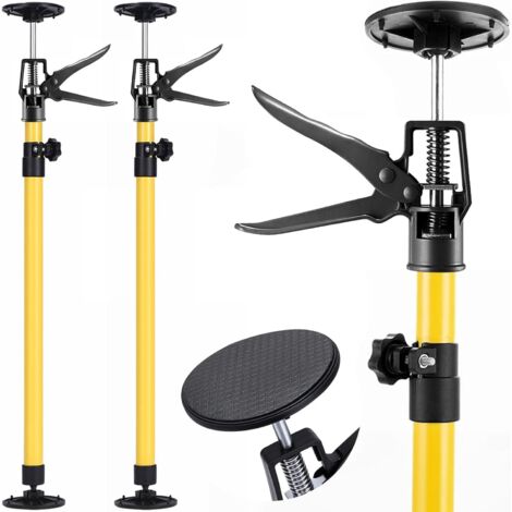 Lot de 2 supports de plafond - Barre de support télescopique - Longueur et angle d'inclinaison réglables - Utilisation polyvalente - Facile à utiliser - 30-59 cm