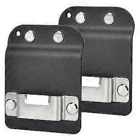 Lot de 2 supports de ruban à mesurer pour ceinture, clip discret pour ruban à mesurer, compatible avec les ceintures porte-outils jusqu'à 5 cm, accessoires pour ruban à mesurer