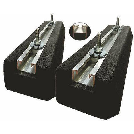 Lot de 2 supports de sol rubber 800 kgs