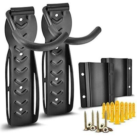 Lot de 2 supports muraux compacts pour avec protection avec matériel amélioré – Facile à installer