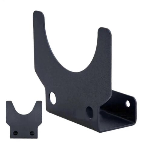 Lot de 2 supports muraux multifonctionnels pour meuleuse d'angle, noir.