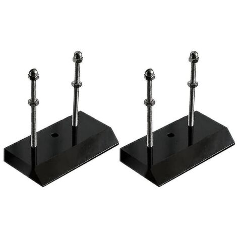 Lot de 2 supports muraux pour skateboard.