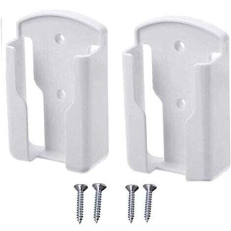 Lot de 2 supports muraux pour télécommande pour TV et système de climatisation