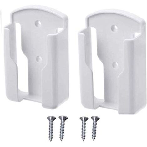 Lot de 2 supports muraux pour télécommande pour TV et système de climatisation