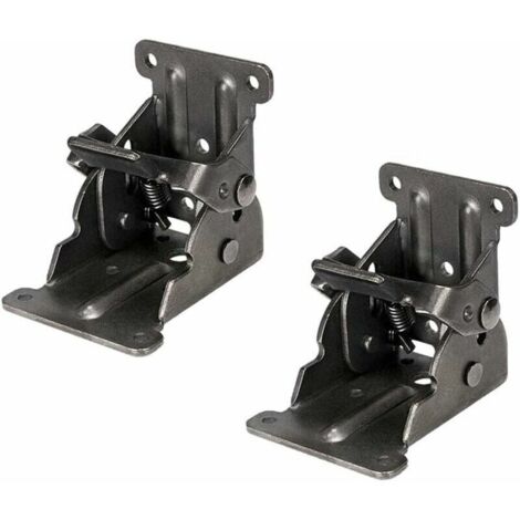 Lot de 2 supports pliants autobloquants pour meubles, idéal tables lits et canapés, robuste et fiable