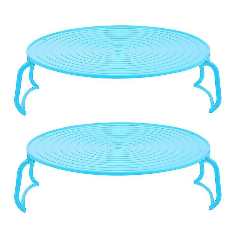 Feiyue - Lot de 2 supports pour plateaux de four à micro-ondes