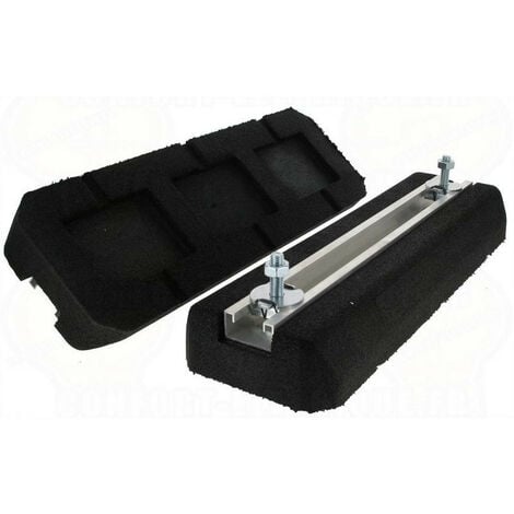CBM Lot de 2 supports RUBBER Foot 600 x 220 x 95 mm