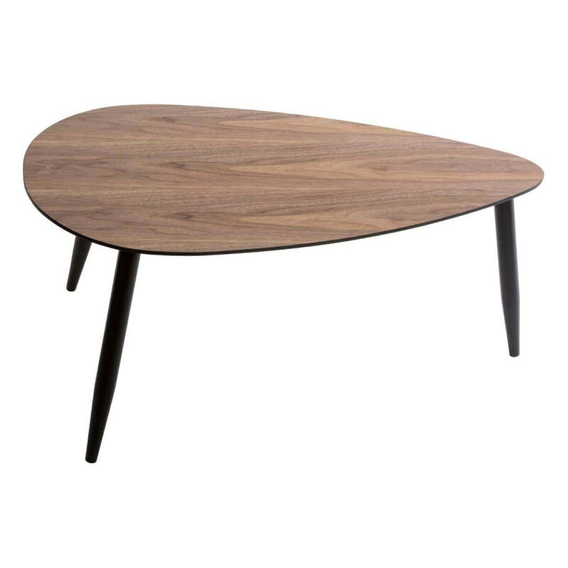 Atmosphera - Lot de 2 tables basses façon Noyer Mileo