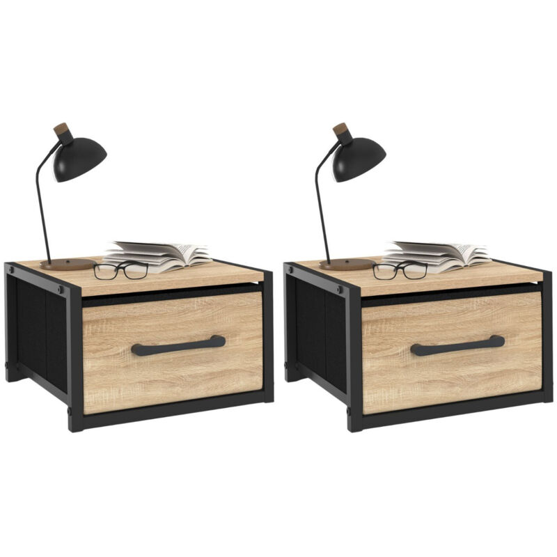 Tables de nuit murales industrielles