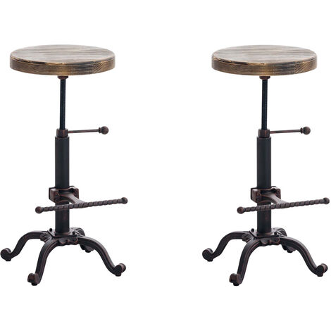 Lot de 2 tabouret de bar Carson