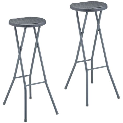 Lot de 2 tabourets de bar
