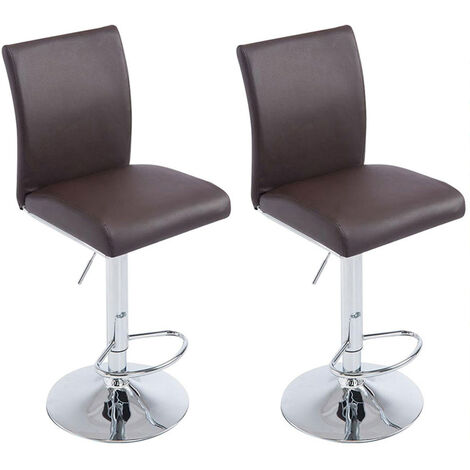 de de CLP306589 bar tabourets Cologne similicuir marron 2 Lot rCtQohdBsx