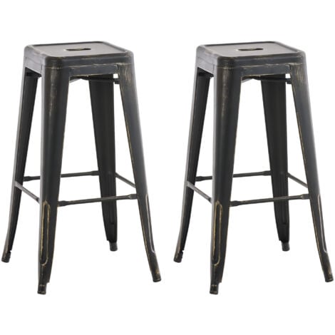 Lot de 2 tabourets de bar Joshua