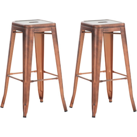 Lot de 2 tabourets de bar Joshua