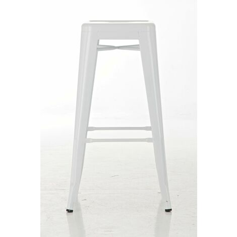 Lot de 2 tabourets de bar Joshua Blanc