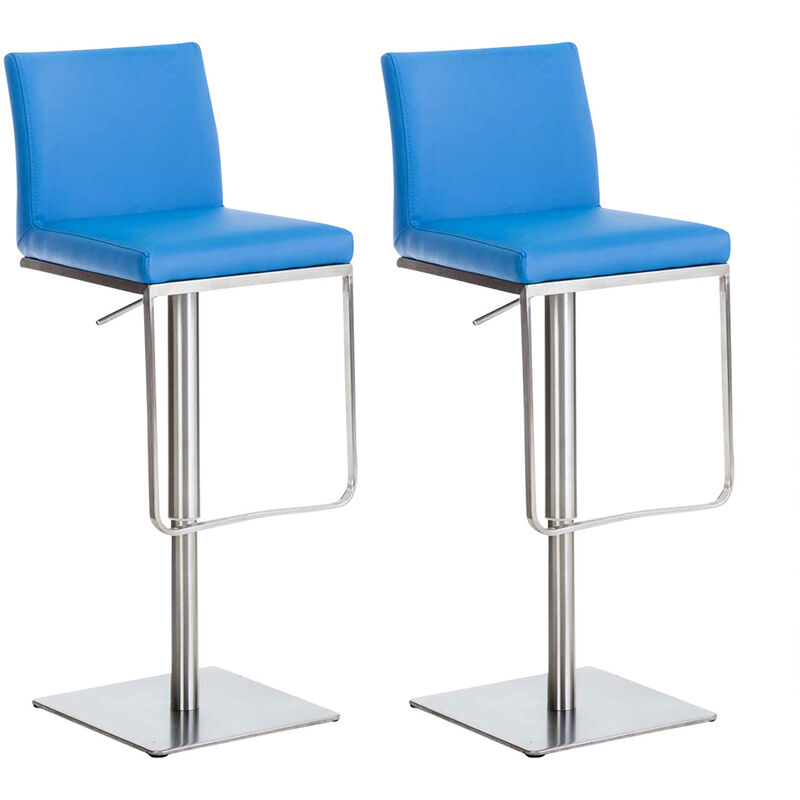 Lot de 2 tabourets de bar Panama similicuir Lot de 2 tabourets de bar Panama similicuir