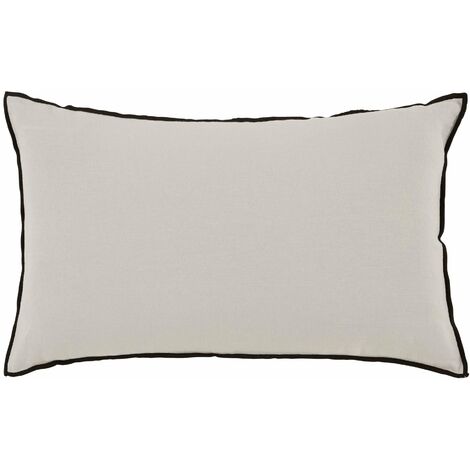 Lot de 2 taies d'oreiller en Lin lavé légèrement froissé, 50x75 cm CARLINA