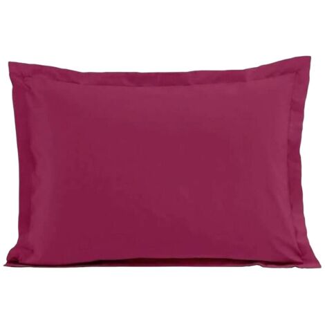 Lot de 2 taies d'oreiller - LOVELY HOME - LH71603 - 50 x 70 cm - Fuchsia
