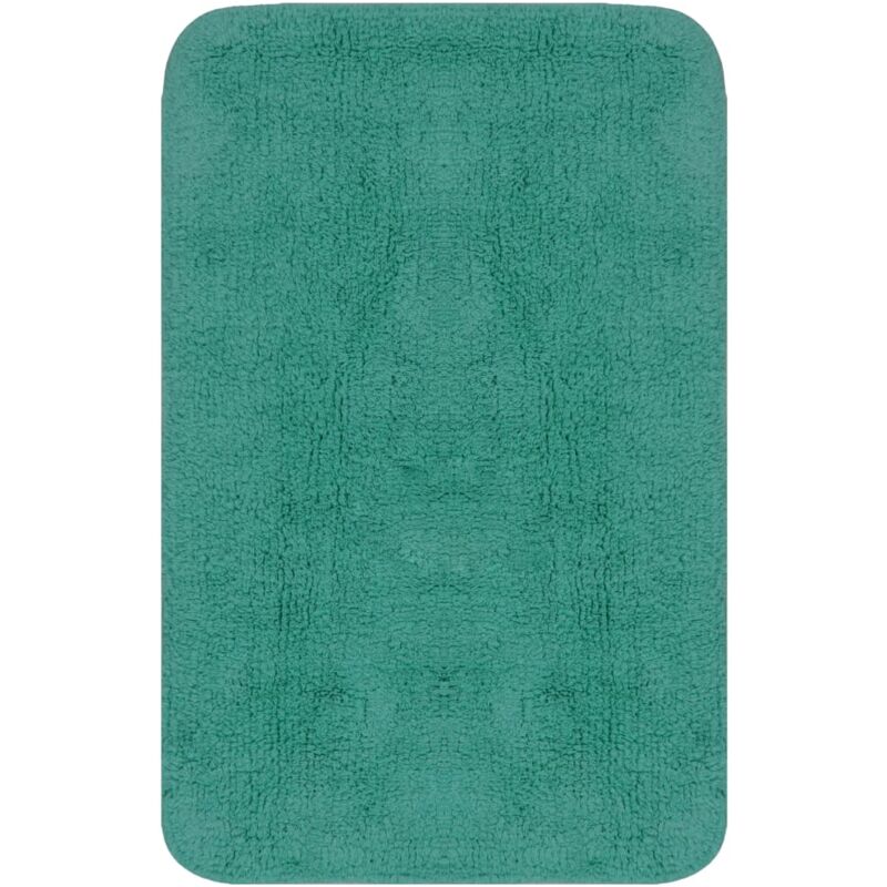 Lot de 2 Tapis de bain Tapis de salon Style Moderne - Tissu Turquoise BV810393 Bonnevie