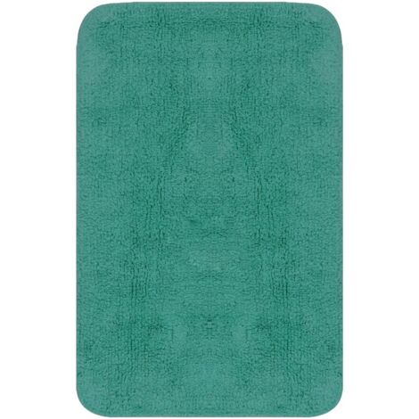 Lot de 2 Tapis de bain Tapis de salon Style Moderne - Tissu Turquoise BV810393 - BonneVie