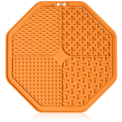 Lot De 2 Tapis De Léchage Pour Chien Et Chat, Tapis De Léchage À Alimentation Lente Pour Chien, Soulagement De L'Anxiété, Chien, Beurre De Cacahuète, Léchage, Tapis D'Alimentation Apaisants Pour Le Ba
