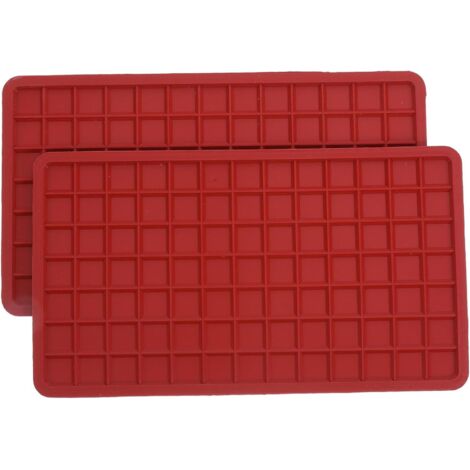Lot de 2 Tapis de Support pour Fer à Repasser Vapeur en Silicone Rouge