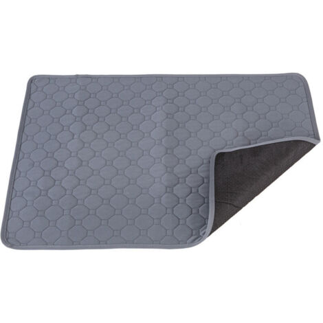 Lot de 2 Tapis Educateur Chiot 100x70cm, Tapis Absorbant Chien Lavable, Tapis Propreté Chien Anti-Fuite et Antiderapant, Alese pour Chien Réutilisable Parfait pour Remplacer Alèses Jetable
