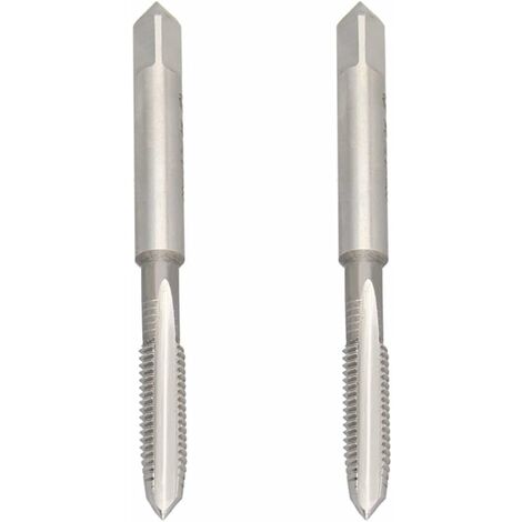 DPRSTON Lot de 2 tarauds de machine à filetage gauche M6X1.00MM en acier rapide H2 pour réparation et entretien de routine