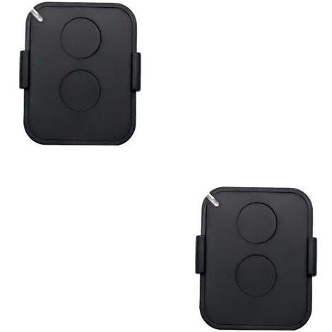 Lot de 2 Télécommande , 2 Canaux Télécommande Portail 433MHz avec Code Tournant Sécurisé, Compatible avec Récepteurs Automatisés