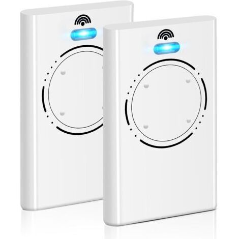Lot de 2 Télécommande Porte de Garage 868MHz, 4 Canaux Compatible avec XT4 868 SLH LR, XT4 868 SLH, XT2 868 SLH LR, XT2 868 SL