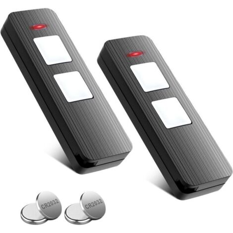 Lot de 2 Télécommande Pour Porte de Garage 868 MHz - 2 Canaux - Compatible avec Sommer S10019-00001, 4018V000, 4019V000 - Rolling Code