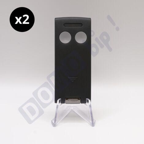 Lot de 2 télécommandes 2 canaux Cardin S504 C2 pour portails et porte de garage -  TXQ504C2 - Codage Rolling Code - Fréquence 433,92MHz -