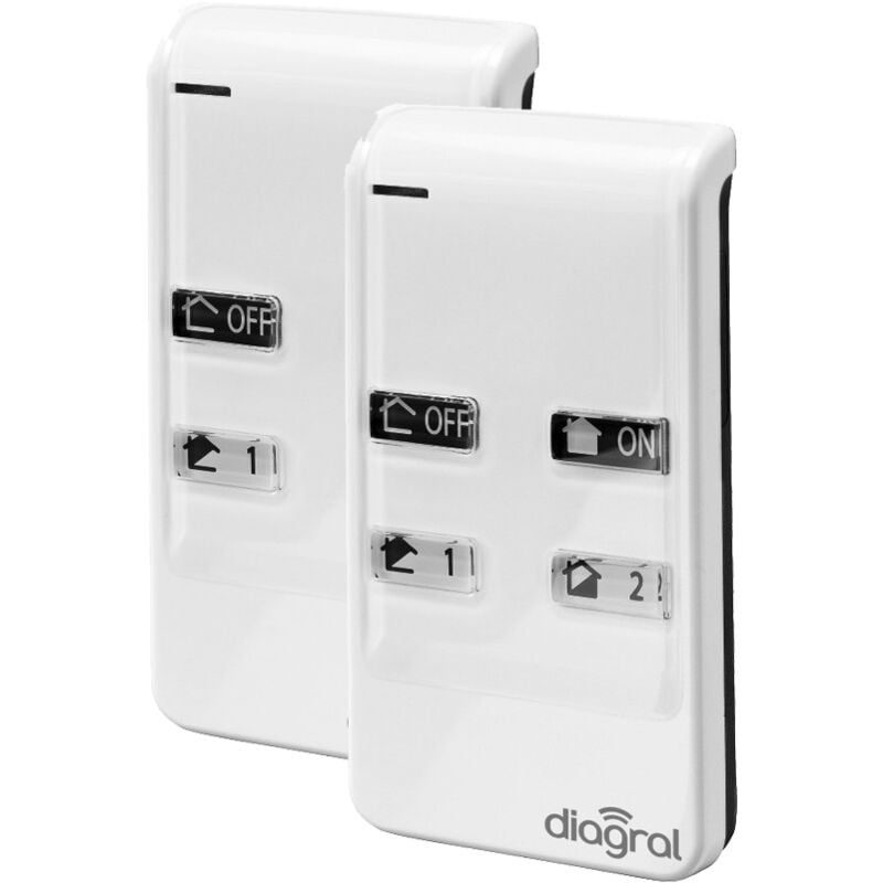 DIAG41ACK - Lot de 2 télécommandes 4 fonctions