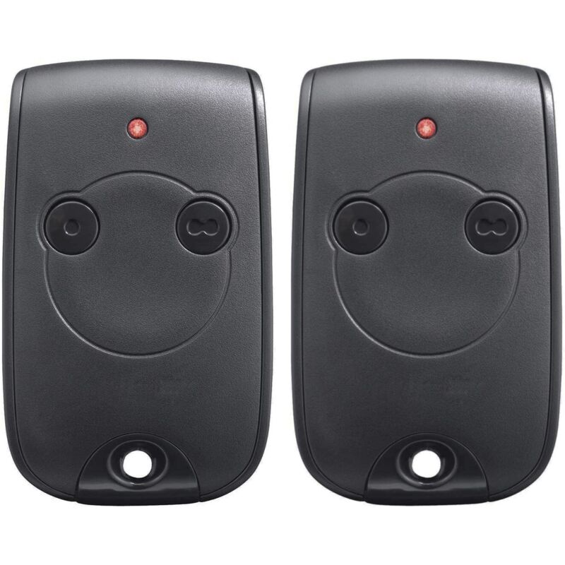 Lot de 2 Télécommandes compatibles pour Somfy Keytis NS2 RTS - Pack de 2