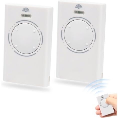 Lot de 2 télécommandes de porte de garage 868 MHz 4 canaux compatibles avec XT4 868 SLH LR, XT4 868 SLH, XT2 868 SLH LR, XT2 868 SL