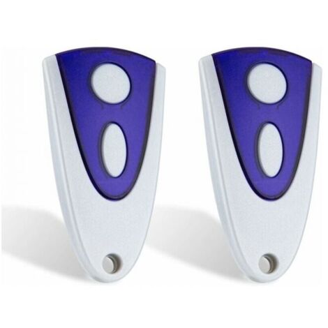 Lot de 2 télécommandes de porte de garage compatibles avec Novoferm Novotron 502 MAX43-2 Novotron 512 MIX43-2 433.92 MHz