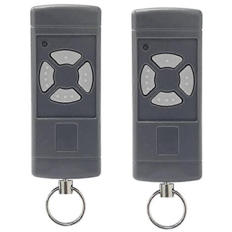 Lot de 2 télécommandes de porte de garage pour HSE2-40, HS4-40, HSM4-40 (voir illustration)