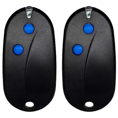 Lot de 2 télécommandes de porte de garage pour SEAV BE-HAPPY-RS2 RS1 RS3 BE-SMART-RS2 RS1 RS3, émetteur 433,92 MHz à code tournant