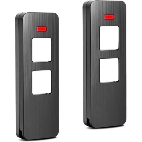 Lot de 2 télécommandes de rechange pour émetteur manuel S0mm, ouverture de porte de garage 868,8 MHz, 2 canaux, télécommande pour SOMloq2, 4018V0004 / 4015862001900 / S10019-00001