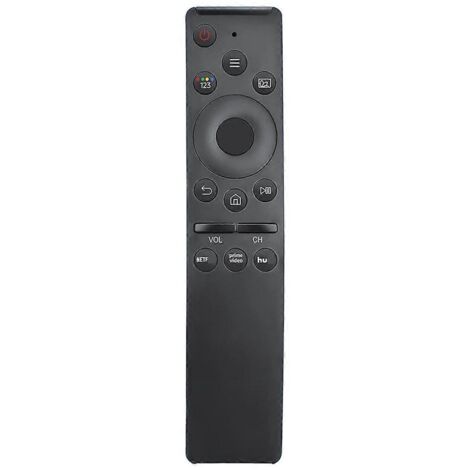 Lot de 2 télécommandes de remplacement universelles noires pour téléviseurs intelligents Samsung.