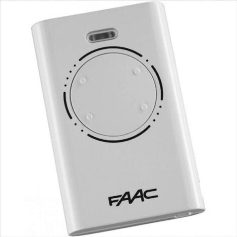 Lot de 2 télécommandes FAAC XT2 433 SLH – Émetteur mural – Contrôle motorisation – Programmation simple – Ergonomique pour confort d'utilisation